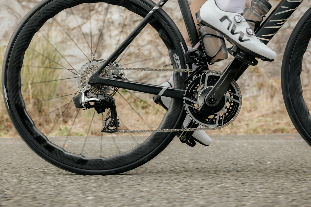2024 SRAM Red AXS 2x Groupset  (including HRD Karoo, Rotors, FD, RD, shifters, chain) - Sticky Bottle