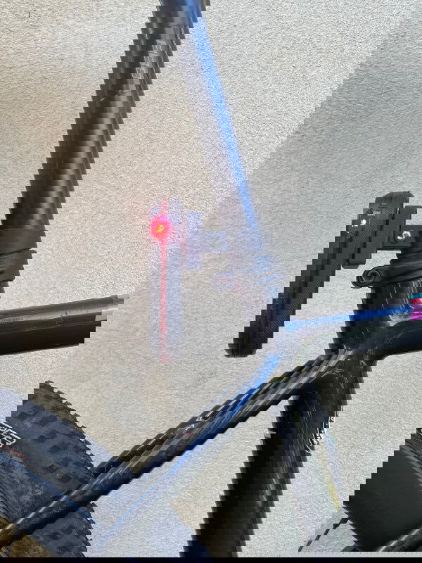 3D Printed Seat Post Mount for 27.2mm round seatpost for Garmin Varia - Sticky Bottle