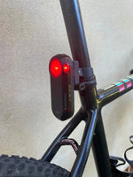 3D Printed Seat Post Mount for 27.2mm round seatpost for Garmin Varia - Sticky Bottle