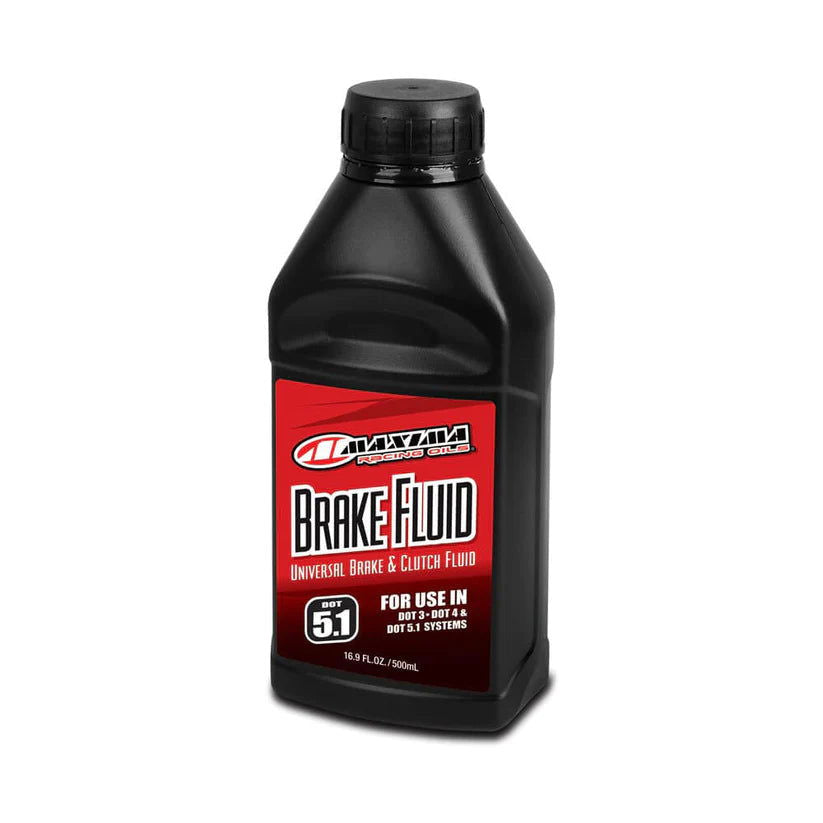 MAXIMA Brake Fluid Dot 3 / 4 / 5.1 Synth Racing High Temp 500ml - Sticky Bottle
