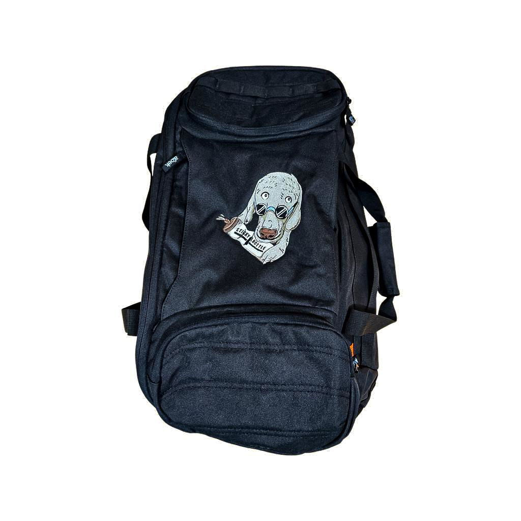 ALBEK Gear Bag Skytrail 51 Duffel Covert Black - Sticky Bottle EMBROIDERY - Sticky Bottle