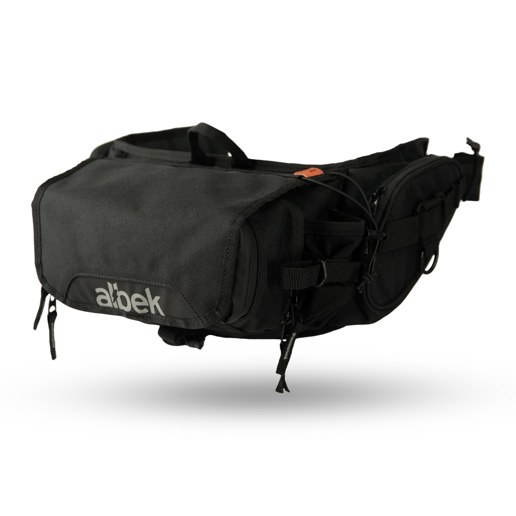 ALBEK Hip Pack Hip Hauler Covert Black - Sticky Bottle
