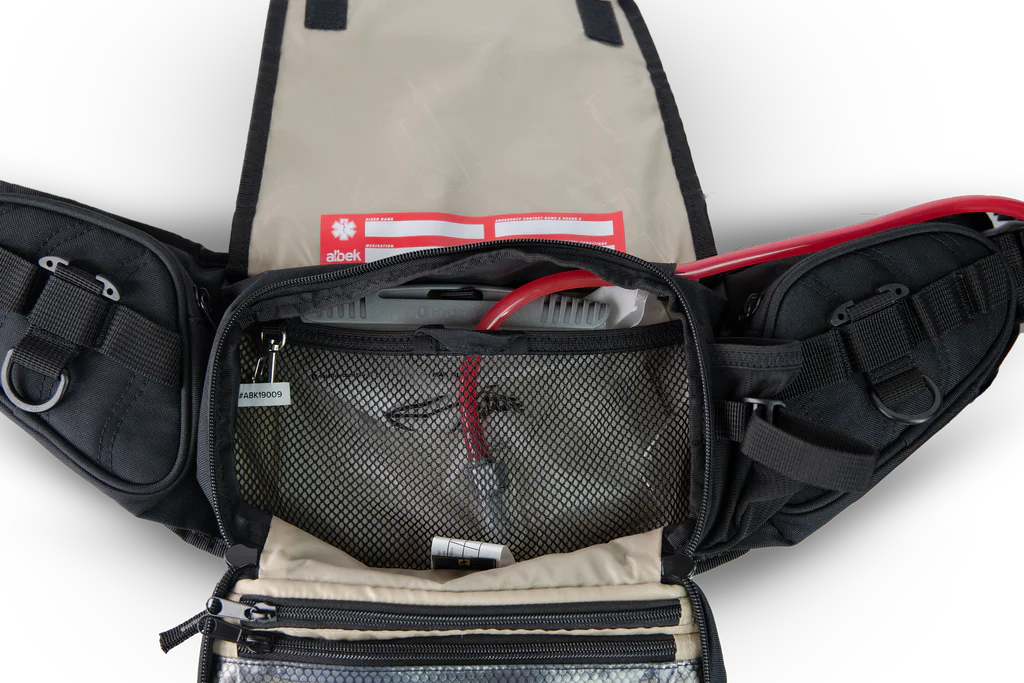 ALBEK Hip Pack Hip Hauler Covert Black - Sticky Bottle