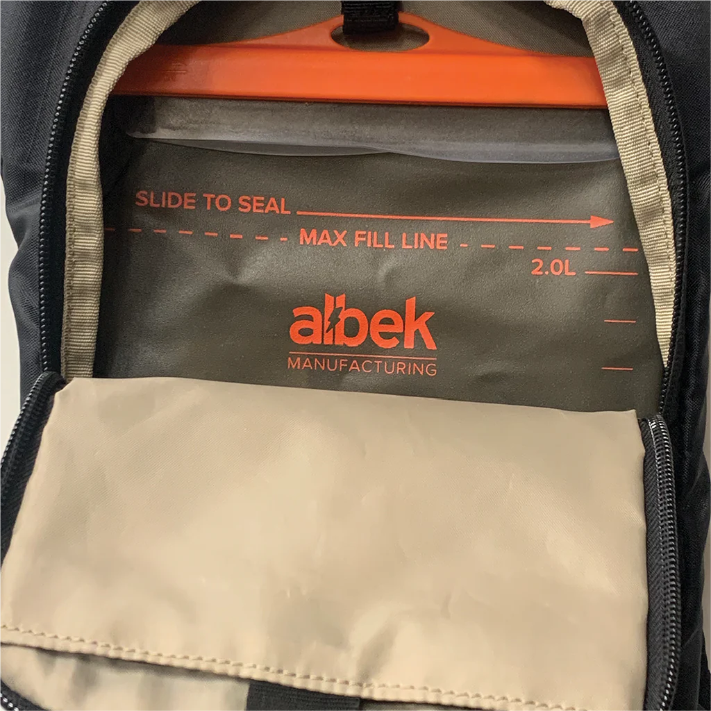 ALBEK Hydration Pack H2O Haul Bladder Covert Black - Sticky Bottle
