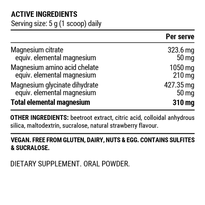 PILLAR Performance Tripel Magnesium (80serves)