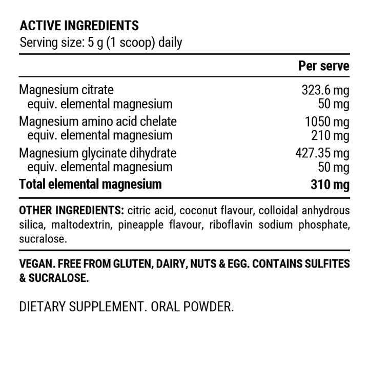PILLAR Performance Tripel Magnesium (80serves)