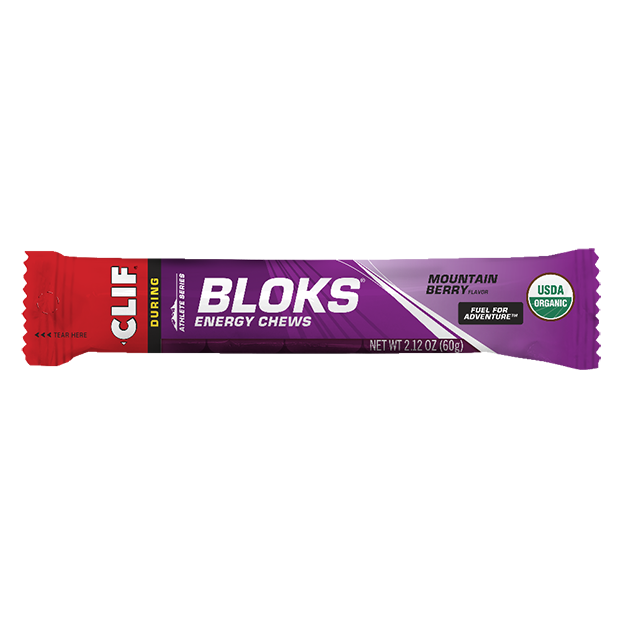CLIF Shot Blok 60g Mountain Berry single - Sticky Bottle