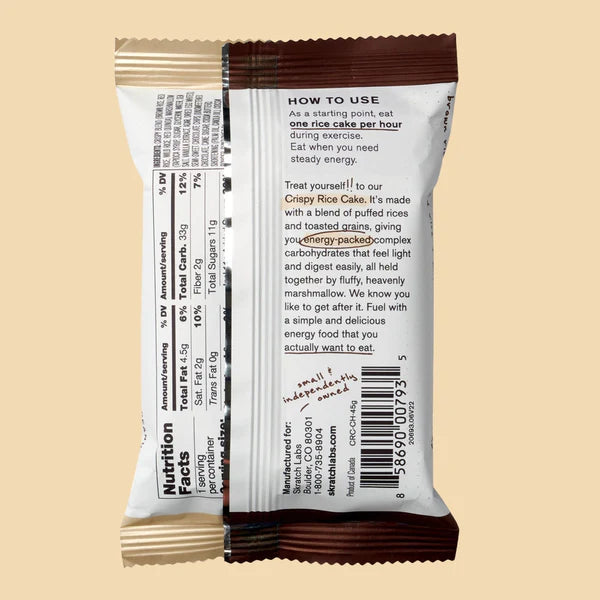 
            
                Load image into Gallery viewer, SKRATCH Crispy Rice Cake Sport Fuel 45gr Bar Chocolate &amp;amp; Mallow single
            
        