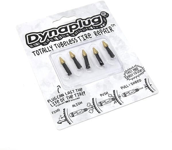 Dynaplug Tubeless Tire Repair Plugs- soft Point MTB - 5 pack - Sticky Bottle