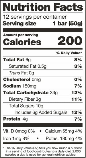 SKRATCH Energy Bar Sport Fuel 50gr Bar Cinnamon Oatmeal single