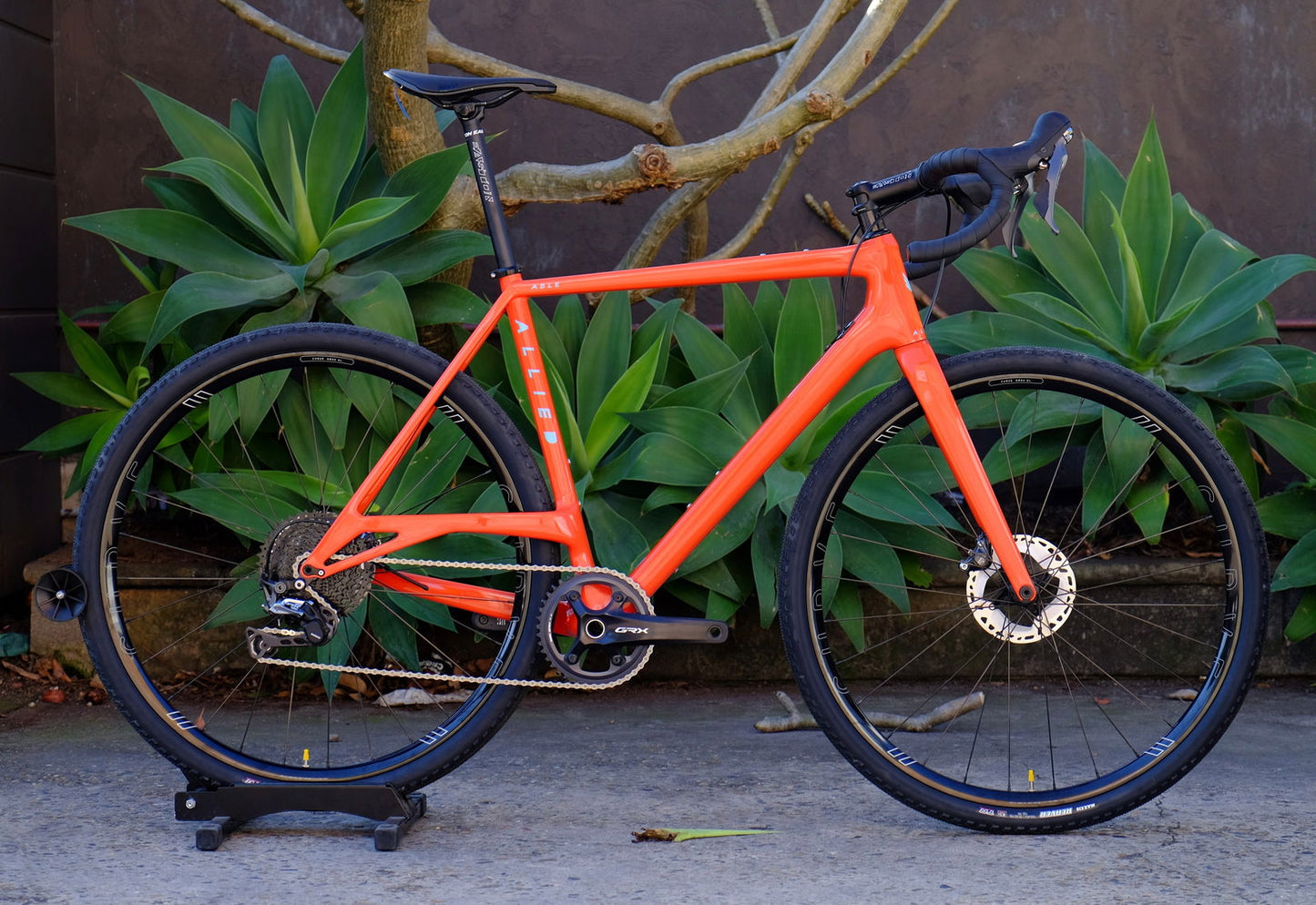 ALLIED Able Medium (56cm) Blood Orange/ Gulf GRX Custom Build - Sticky Bottle