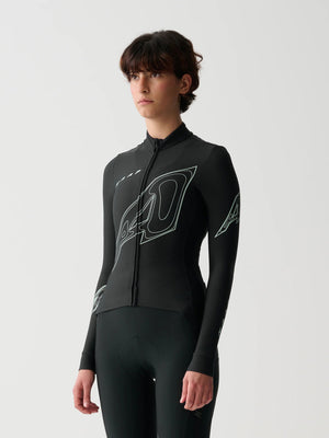 MAAP Women's Orbit Pro Thermal LS Jersey Black - Sticky Bottle