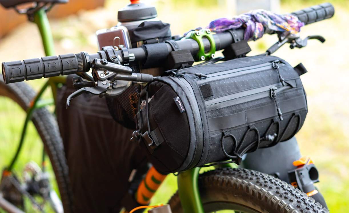 ORUCASE Smuggler XL Handlebar Bag - Black - Sticky Bottle