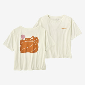 PATAGONIA W's Sunrise Rollers Organic Easy Cut Tee - Sticky Bottle