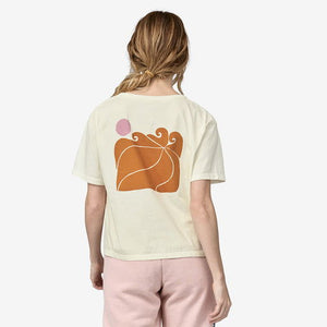 PATAGONIA W's Sunrise Rollers Organic Easy Cut Tee - Sticky Bottle