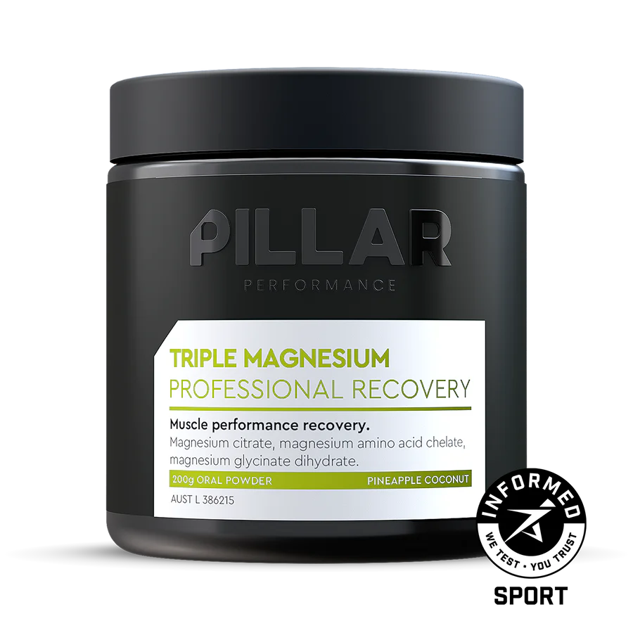 PILLAR PERFORMANCE Triple Magnesium Powder 200gr Jar - Sticky Bottle