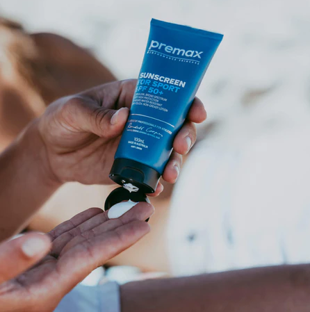 PREMAX Sunreen for Sport SPF50+ 100ml - Sticky Bottle