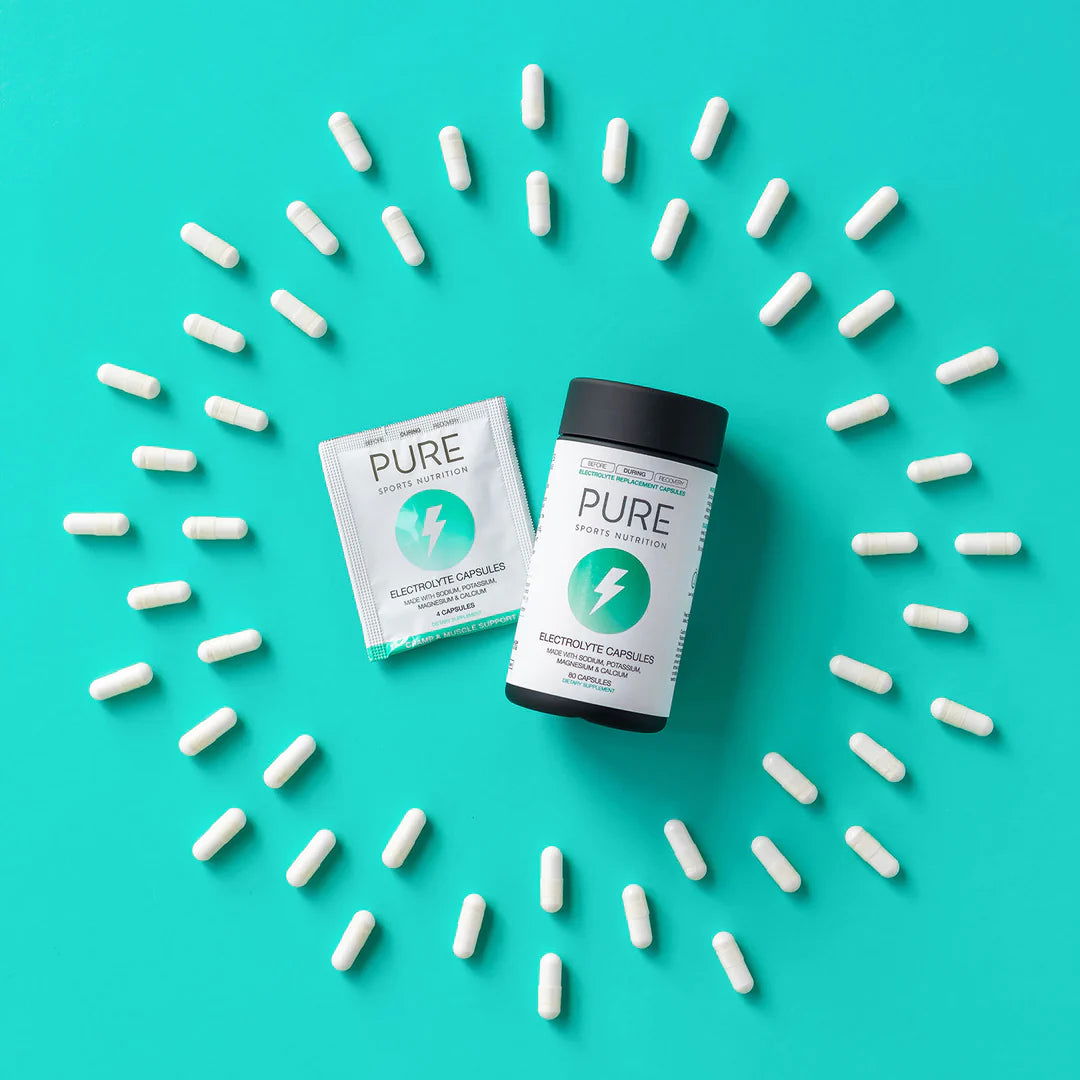 PURE Electrolyte Replacement Capsules (80) - Sticky Bottle