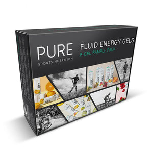 PURE Fluid Energy 8 Gel Sample Pack - Sticky Bottle