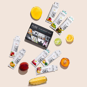 PURE Fluid Energy 8 Gel Sample Pack - Sticky Bottle