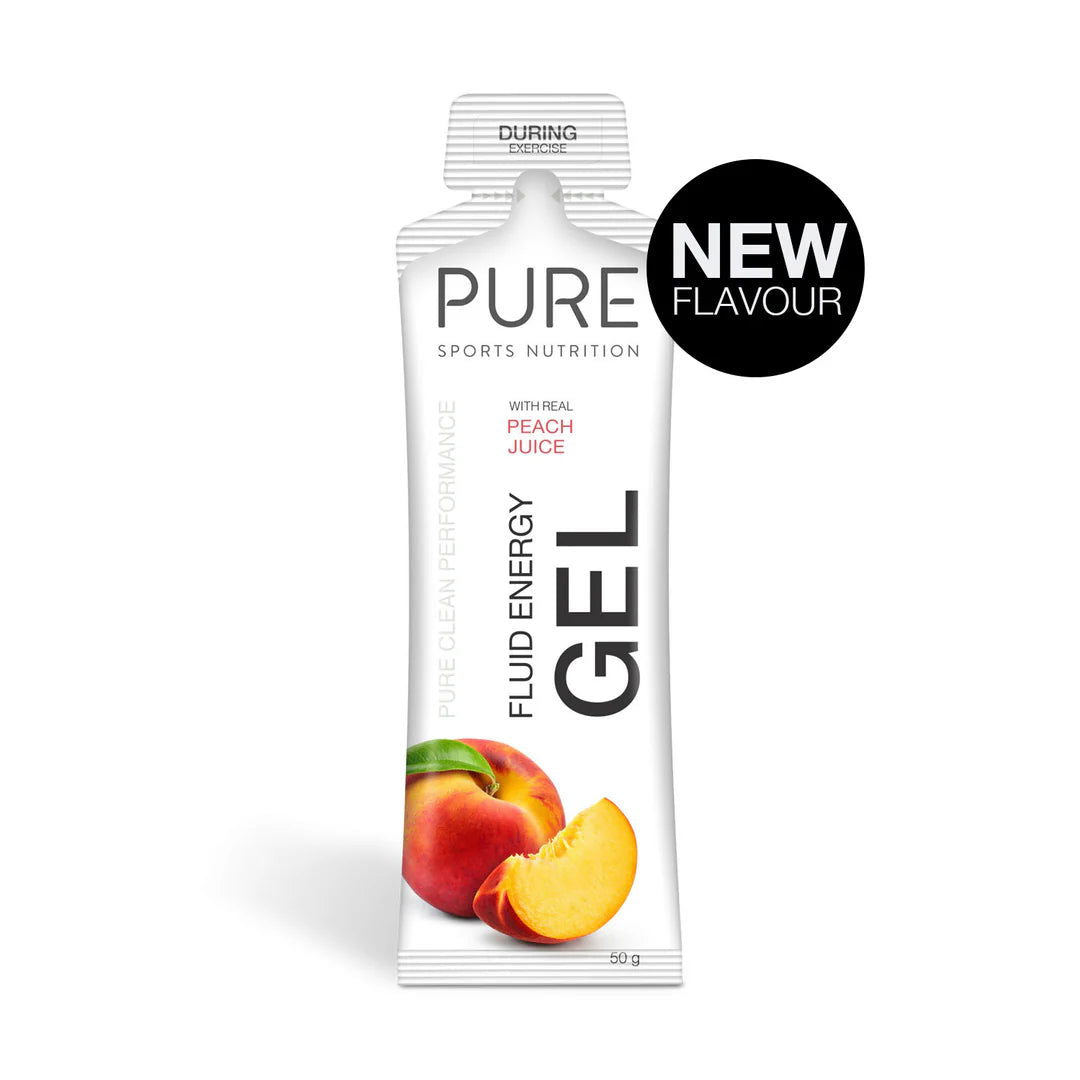PURE Fluid Energy Gel 50g Peach single - Sticky Bottle