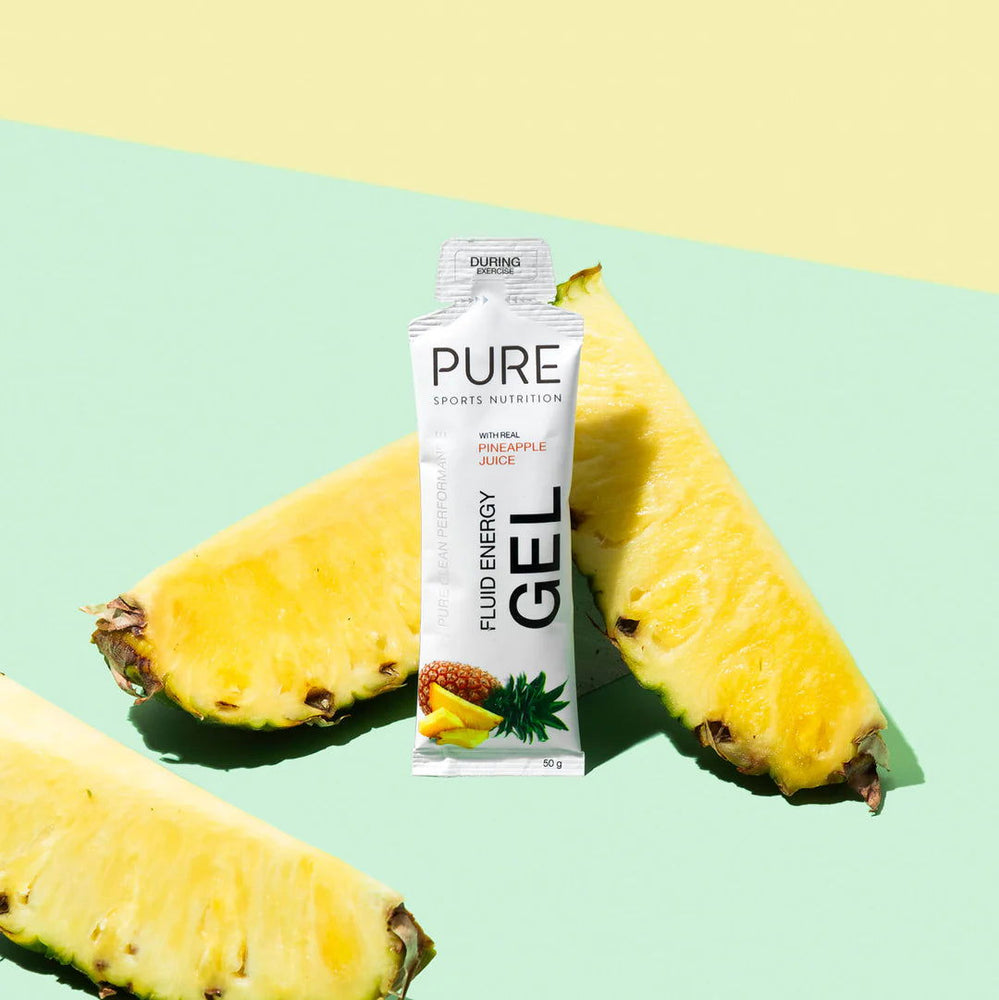 PURE Fluid Energy Gel 50g Pineapple single - Sticky Bottle