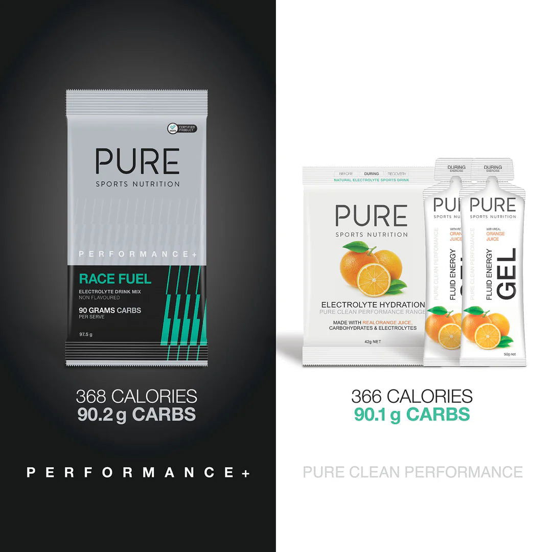 PURE Performance Race Fuel 98g sachet single - Sticky Bottle