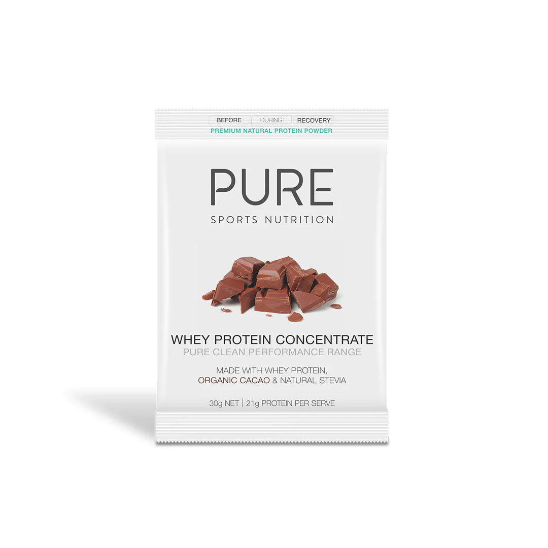 PURE Whey Protein 30g Chocolate single - Sticky Bottle
