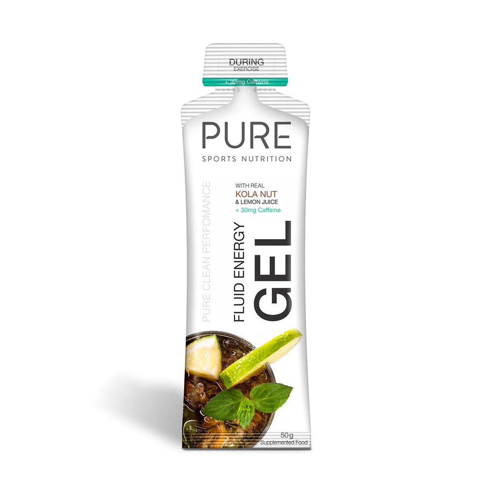 PURE Fluid Energy Gel 50g Cola & Caffeine single