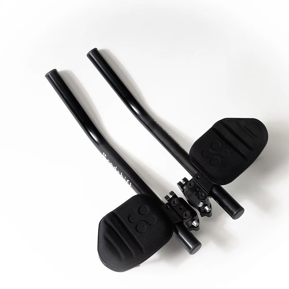 Redshift Quick Release Aerobars  Aluminium L-Bend - Sticky Bottle