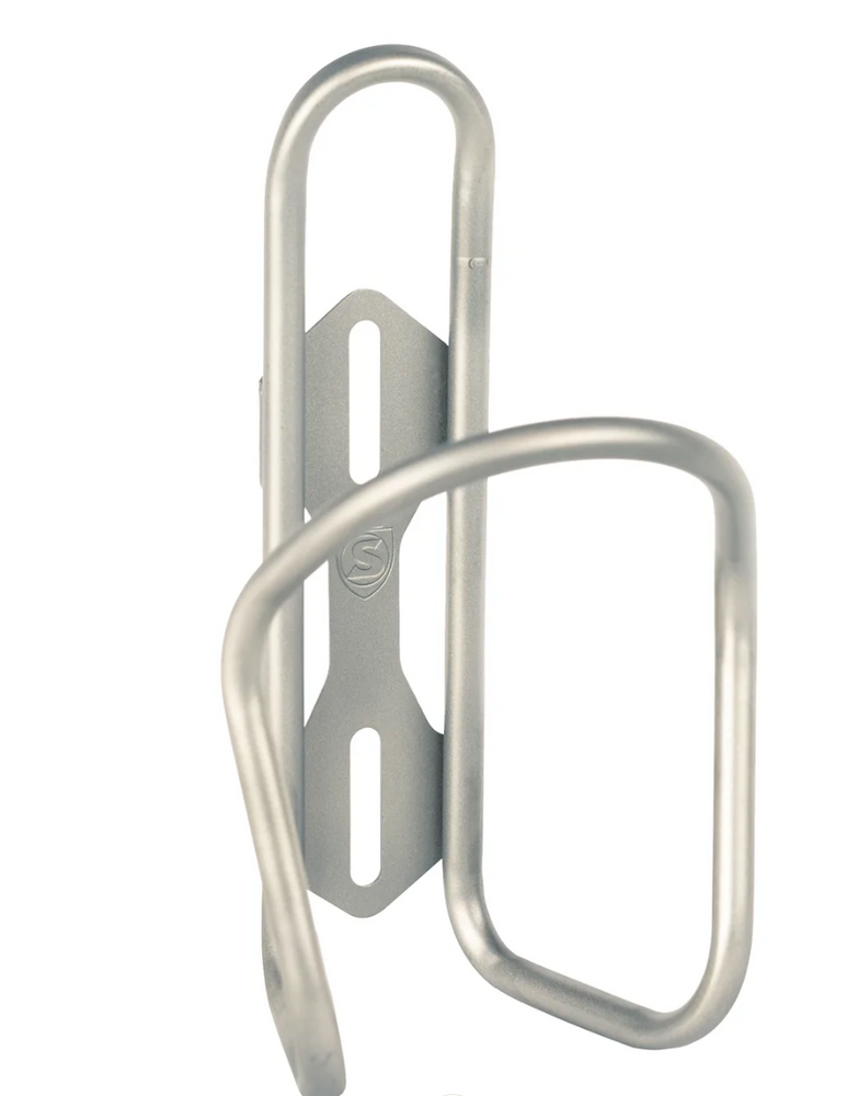 SILCA Sicuro Bottle Cage Titanium (V2) - Sticky Bottle