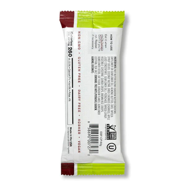 SKRATCH Energy Bar Sport Fuel 50gr Bar Cherries & Pistachios single - Sticky Bottle