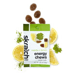 SKRATCH Energy Chew Sport Fuel 50gr Sachet Green Tea Matcha & Lemon single - Sticky Bottle