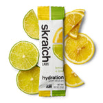 SKRATCH Sport Hydration Drink Mix 22g Sachet Lemon & Lime single - Sticky Bottle