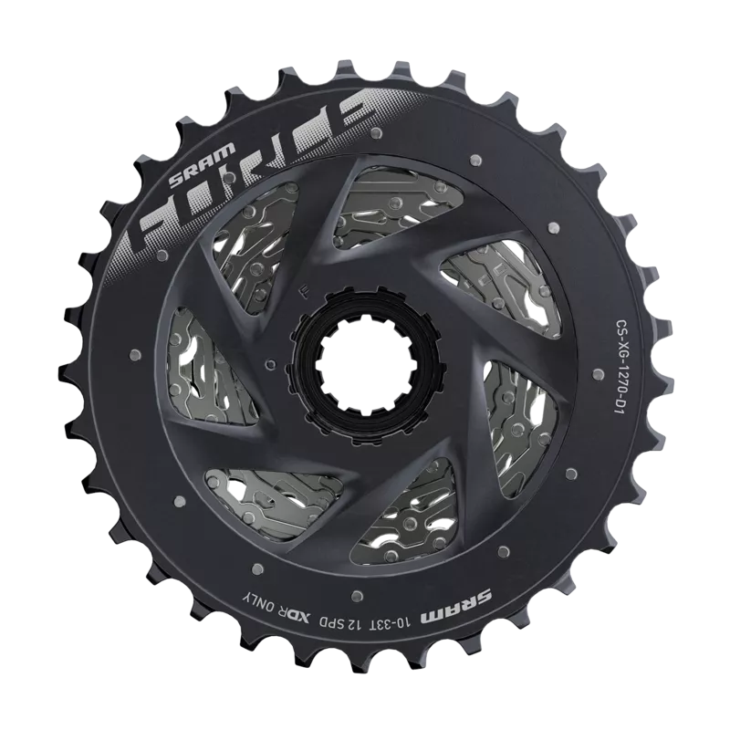 SRAM FORCE cassette XG1270 D1 Silver 12spd 10-33 - Sticky Bottle