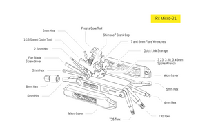 PEDROS RX Micro 21 Multitool