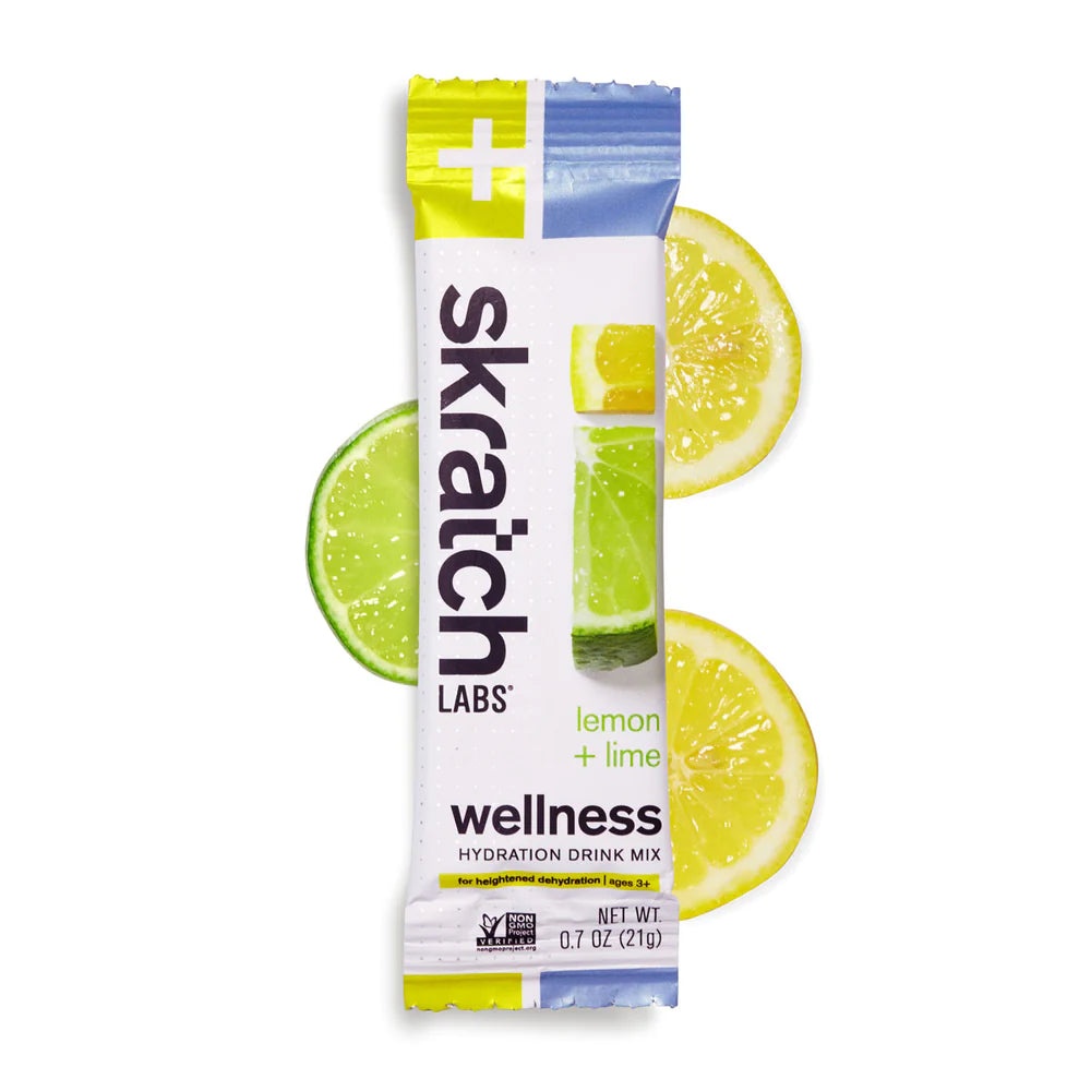 SKRATCH Wellness Hydration Drink Mix 21g - Lemon & Lime single