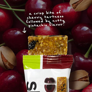 
            
                Load image into Gallery viewer, SKRATCH Energy Bar Sport Fuel 50gr Bar Cherries &amp;amp; Pistachios single
            
        