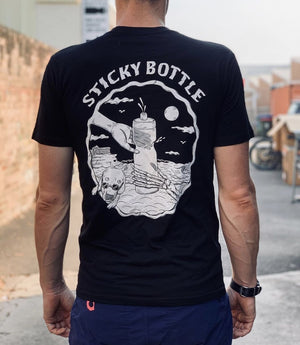 Sticky Bottle x Kentaro T-shirt - Black