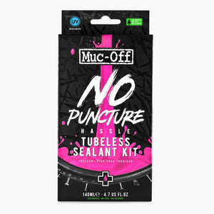 MUC-OFF No Puncture Hassle Tubeless Tire Sealant  - 140ml Kit